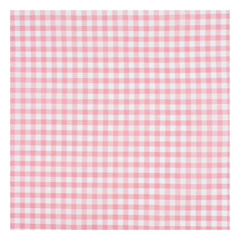 Pink 1/4 Gingham Fabric by the Metre | Hobbycraft