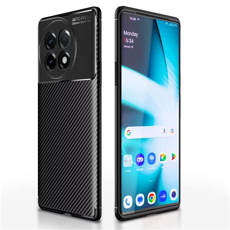 Pikkme OnePlus 11 5G Back Cover | Rugged Carbon Fiber | Shock Proof ...