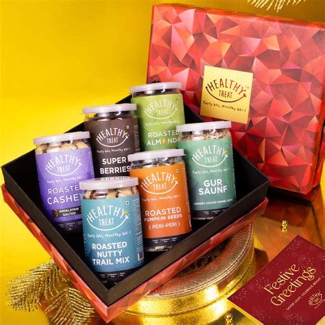 Royal Treat Diwali Gift Box Hamper | Roasted Dry Fruits and Snacks ...