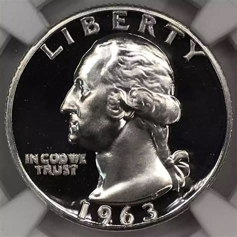 1963 Silver Washington Quarter NGC PF-67 - Old Pueblo Coin