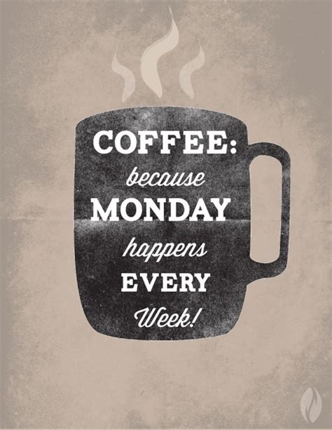 Coffee because monday happens every week - DesiComments.com