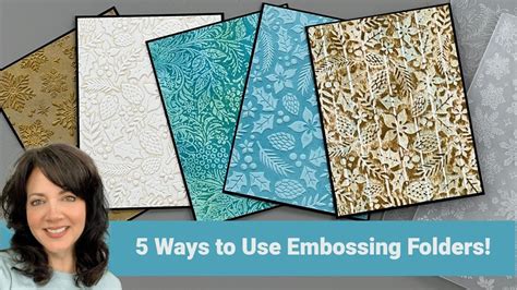 Image result for Using Embossing Folders without a Machine