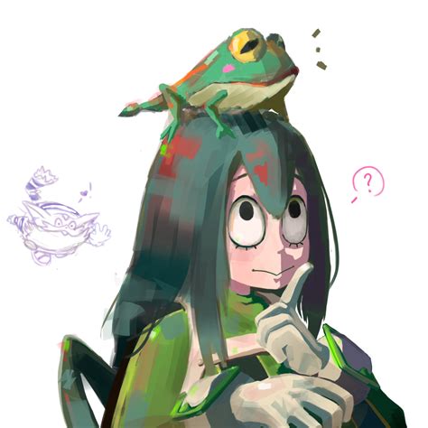 Froggy with frog girl | My Hero Academia | Personaggi, Disegni