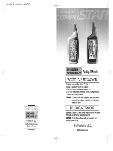 Image result for Compustar Programming Guide