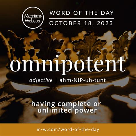 Omnipotent – Artofit