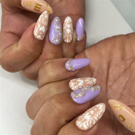 Image result for Lavender Nail Tutorials