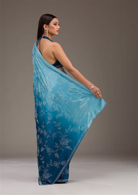 Blue Saree - Buy Trendy Blue Colour Sarees Online – Koskii