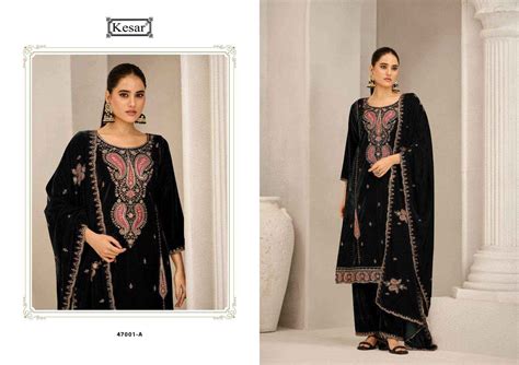 Karachi Prints Kesar Jessica Premium Silk Velvet Designer Suit Catalog ...