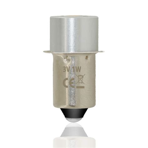 Buy 1W P13.5 Base LED Upgrade Torch Flashlight Bulbs 3v 3.7v 4.5v 6v 7 ...