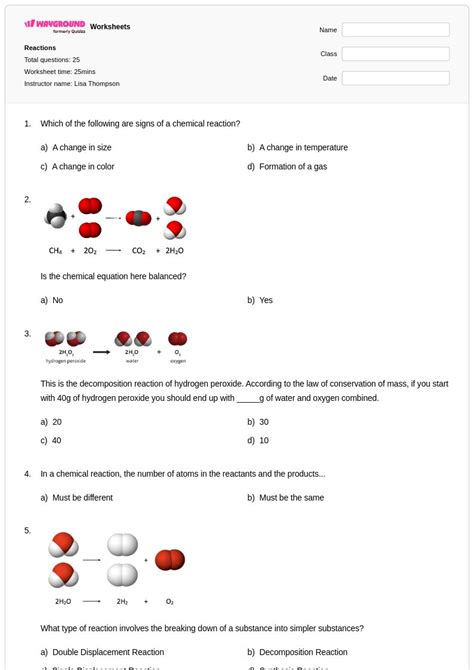 50+ Precipitation Reaction worksheets for Class 12 on Wayground | Free ...