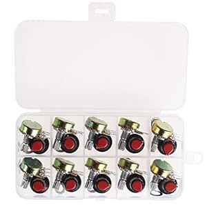 JMORCO 10pcs/Box WH148 Linear Potentiometer 15mm 3 Pins 1K 2K 5K 10K ...