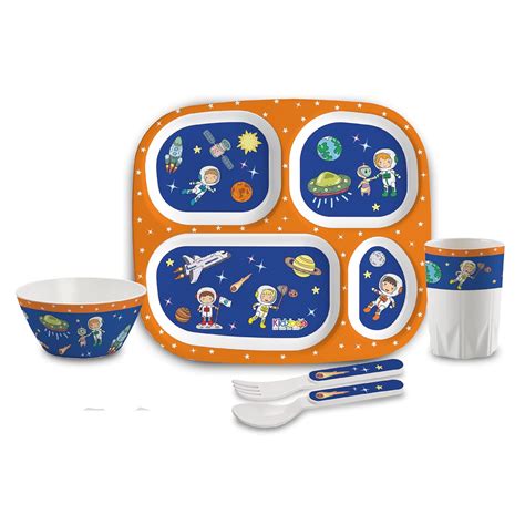 Cello Kidzbee Quadmeal Cosmic Explorer Melamine Meal Set for Kids | BPA ...