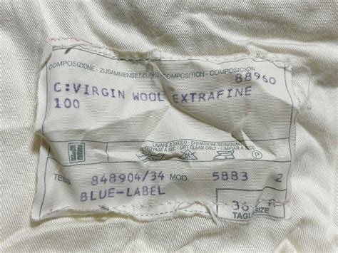 MADE IN ITALY 90s POLO RALPH LAUREN BLUE LABEL インプリーツ ツータック ウールギャバジン ...