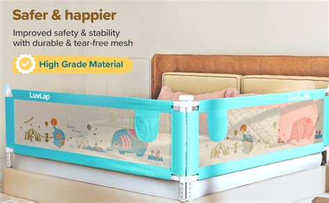 Buy Luvlap Comfy Baby Bed Rail Guard (6 ft x 2.3 ft), 180cmx72cm, Bed ...