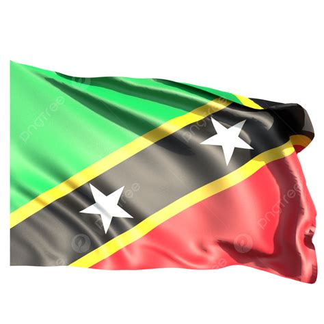 Saint Kitts And Nevis Flag Waving, Saint Kitts And Nevis Flag Waving ...