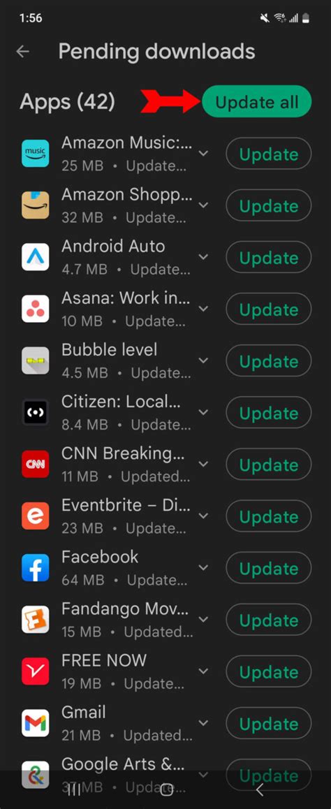 Android Version Update App 的图像结果