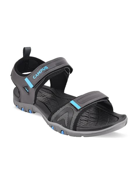 Buy Sandals For Men: Camp-Colt-Blk-Sky | Campus Shoes