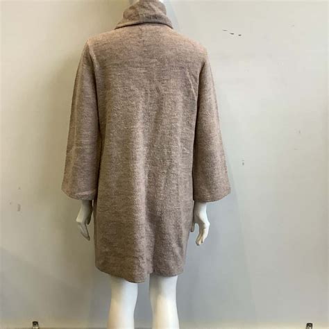 BNWT Paul Costelloe Women's Size 12 Pure Wool Winter Jacket Brown (s)