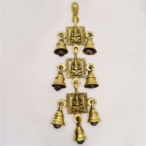 BRASS BELL WITH GANESH (3 BELL) – Exotyq retail technologies private ...