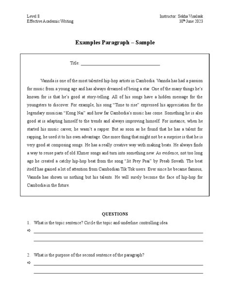 Paragraphs Free Examples 的图像结果