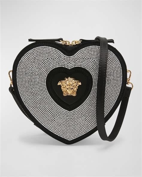 Versace Girl's Medusa Head Heart Shaped Bag | Neiman Marcus