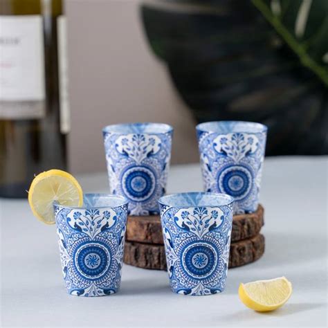 Glass Shot Glasses - Pristine Turkish