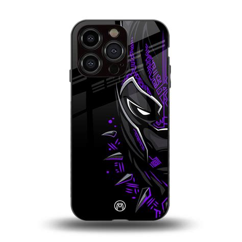 Black Panther Superhero Phone Cover for Iphone 13 Pro | Glass Case ...