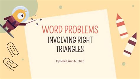 Word Problems Involving Right Triangles 的图像结果