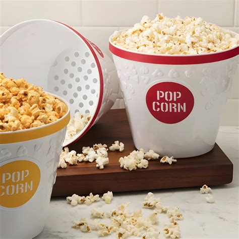 Reusable Popcorn Bucket With Unpopped Kernel Catcher | The Green Head
