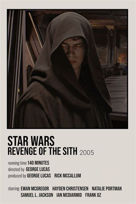 Star Wars: Revenge of the Sith | Classic films posters, Star wars ...