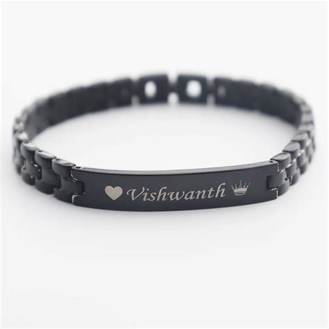 Personalize Your Style: Custom Name Bracelets | Stainless Steel ...