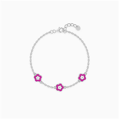Browse Silver Cutie Flower Kid's Bracelet Online | GIVA Jewellery – GIVA