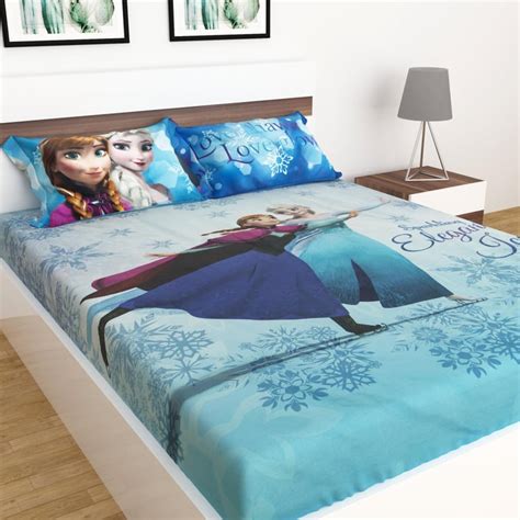 Buy Disney Princess Print Set of 3 Double Bed Sheet Set from Home ...