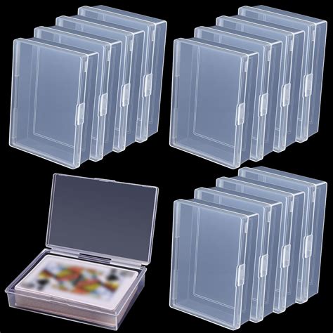Buy Aosmeol 12 Pack Playing Card Case,Empty Playing Card Deck Boxes ...