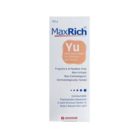 Glenmark MaxRich Yu Daily Use Cream 100g - Cureka