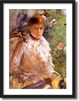 ArtCentral 1878 Jeune Fille pres d'une Fenetre Painting By Berthe ...
