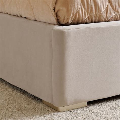 Buy Homeshores Queen Bed with Hydraulic Storage - Greige from Home ...