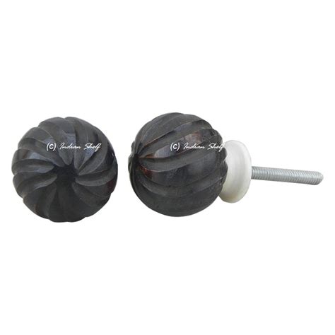 Indian-Shelf 2 Piece Chocolate Knobs -Bone Knobs for Wardrobe and ...