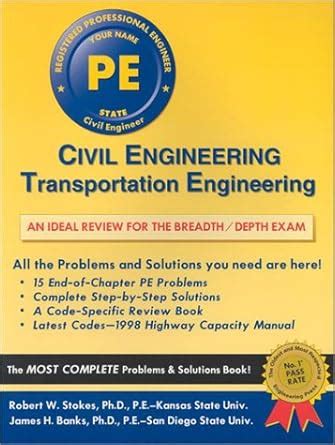 Buy Civil Engineering Transportation Engineering: Review for the ...