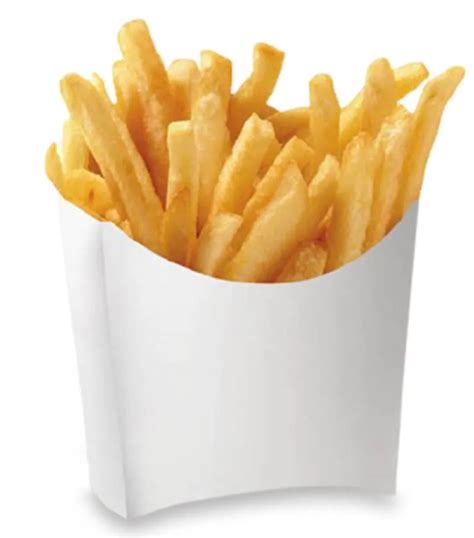 Buy 4 X 3 X 2 Inch Virgin White Kraft Paper French Fries Box - french ...