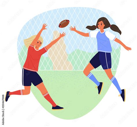 Girls Rugby Cartoon 的图像结果