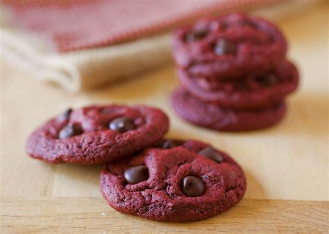 Red Velvet Chocolate Chip Cookies - Partial Ingredients