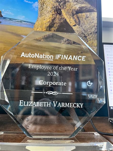 So proud and honored to be recognized as AutoNation Finance Corporate Employee of the Year for ...