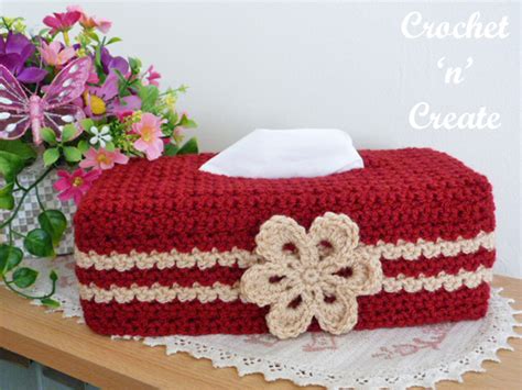 Crochet Tissue Box Cover Tutorial 的图像结果