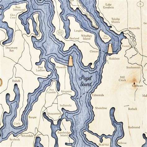 Puget Sound Marine Map