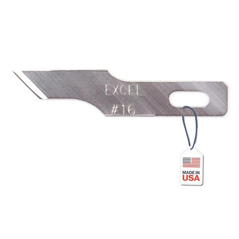Excel Blades #16 Stencil Edge Scoring Blade, 100 Pack, American Made ...