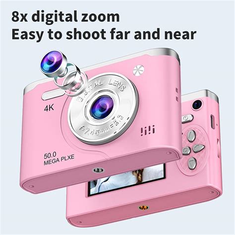 Lovskoo Pink Digital Camera 1080P Mini Camera for India | Ubuy