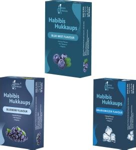Habibis hukkaups Herbal Flavour Blue Mist+Blueberry+Brain Breezer Blue ...