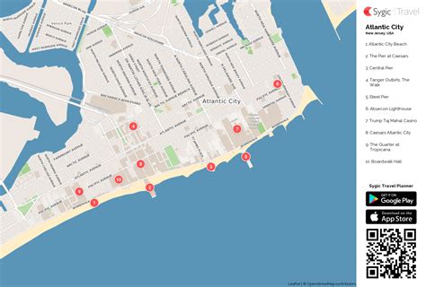 Map Of Atlantic City Hotels On The Boardwalk | The Tube