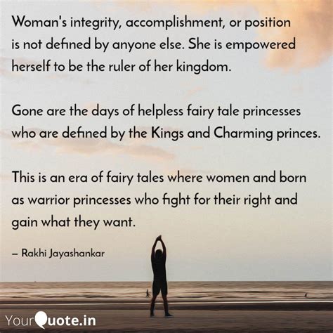 Woman's integrity, accomp... | Quotes & Writings by R J | YourQuote